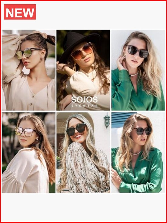 Vintage Style Square Sunglasses UV400 Protection Unisex